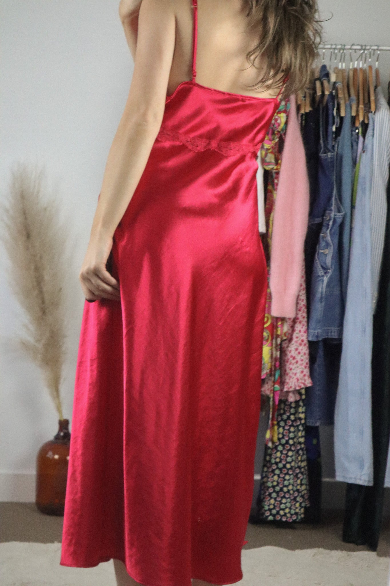 Vintage x Maxi Satin Slip Dress (10)