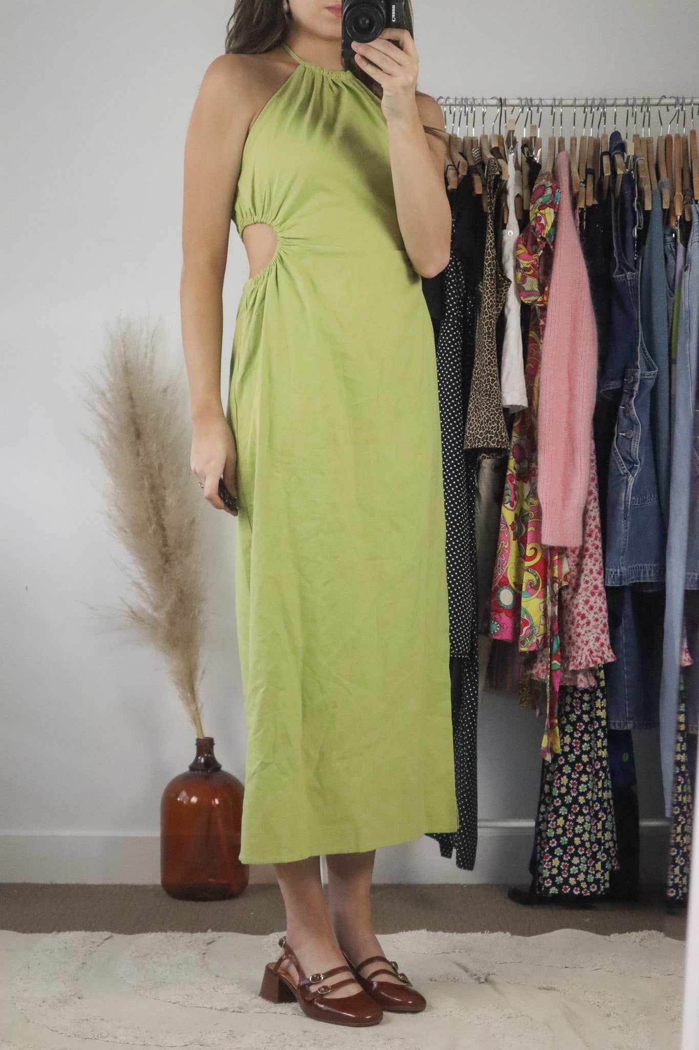 Modern x Linen Blend Cut-Out Maxi Dress (10)
