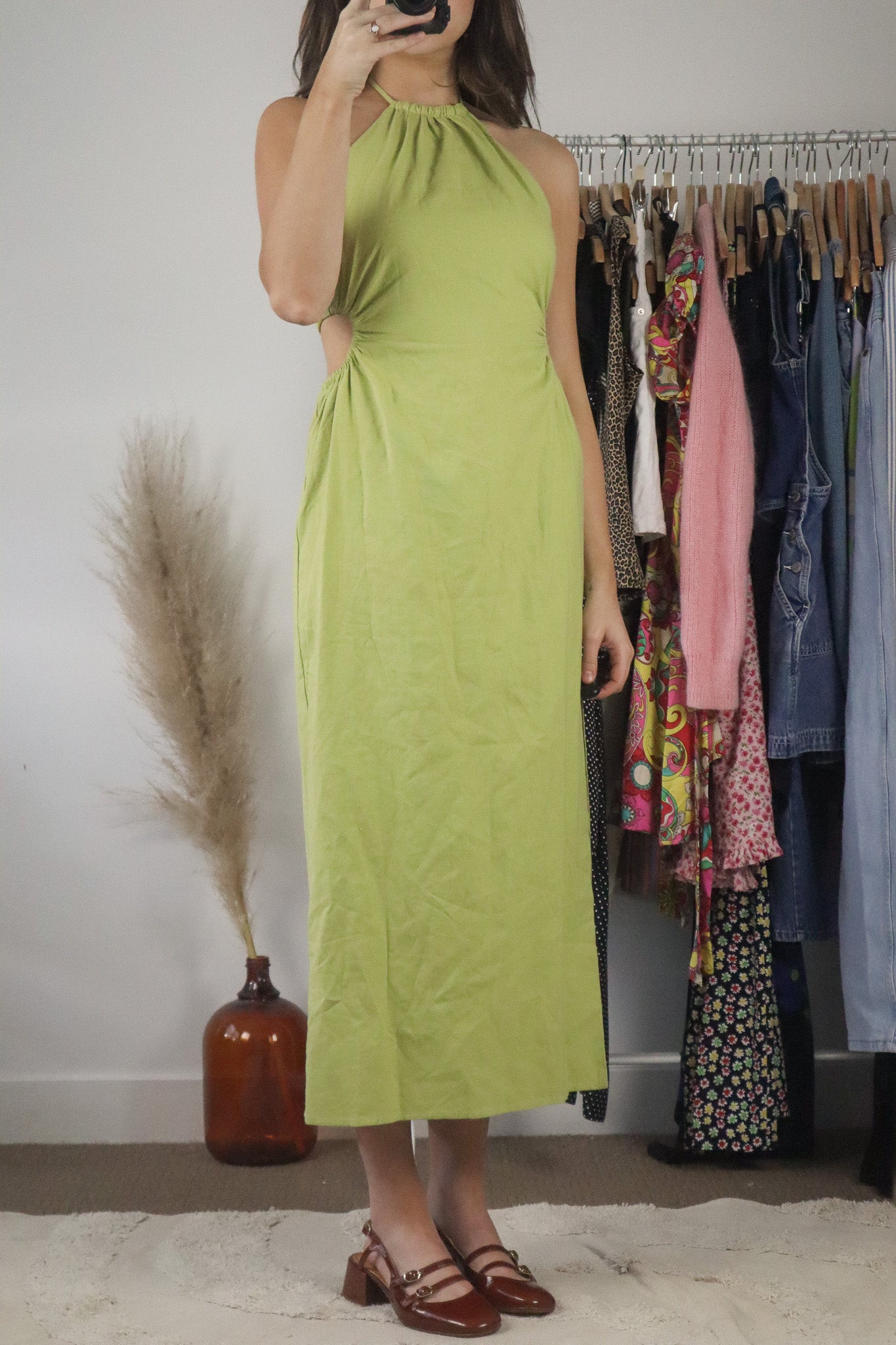 Modern x Linen Blend Cut-Out Maxi Dress (10)