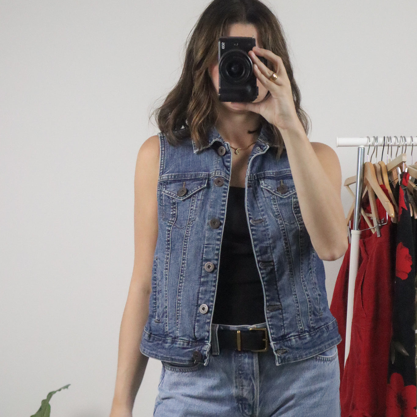 Vintage x Denim Vest (S)