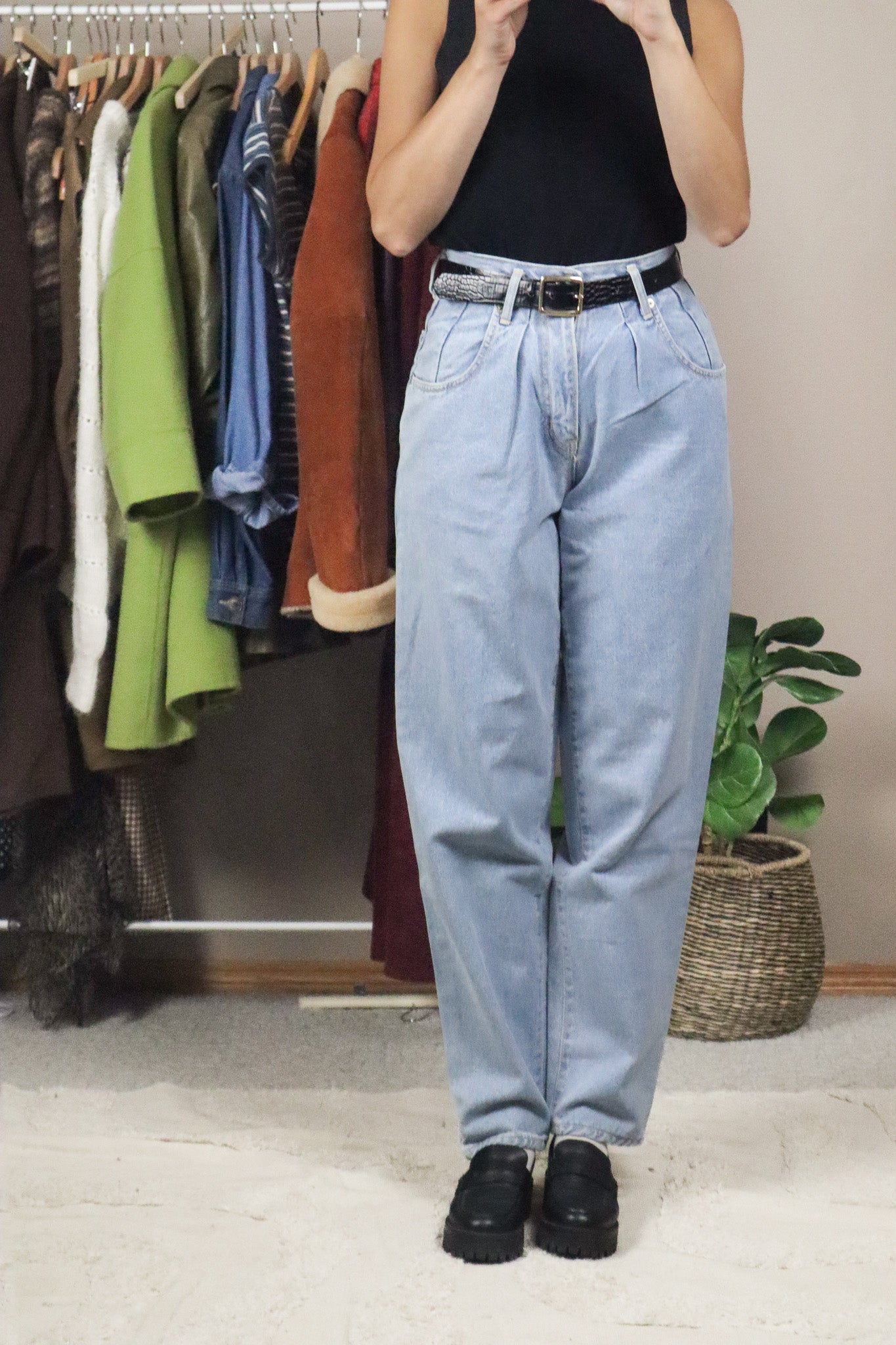 Deadstock x Vintage x Pleated Jeans (2)