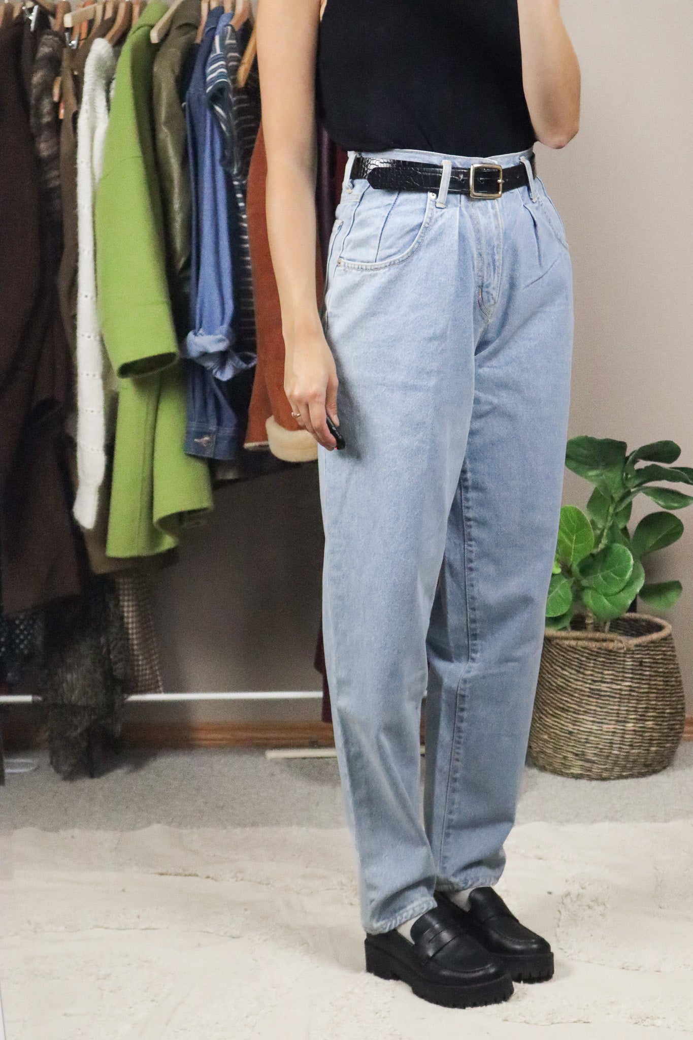 Deadstock x Vintage x Pleated Jeans (2)