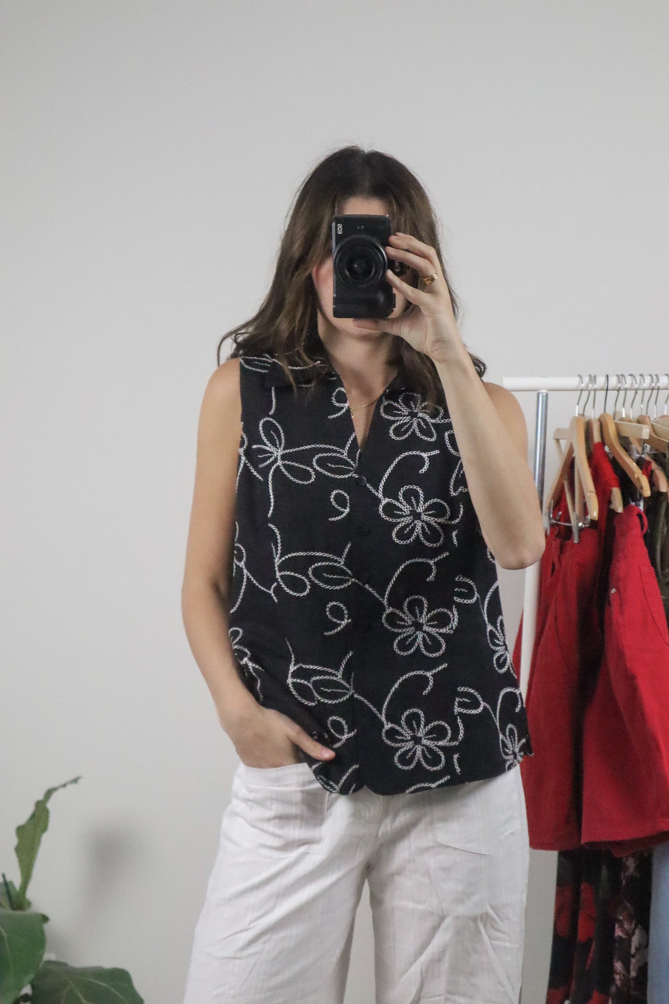 Vintage x Silk Textured Tank (L)