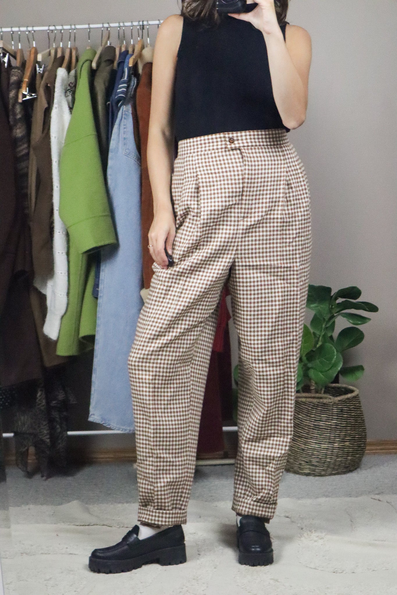 Made in Canada x Vintage x Deadstock Wool Houndstooth Pants (16)