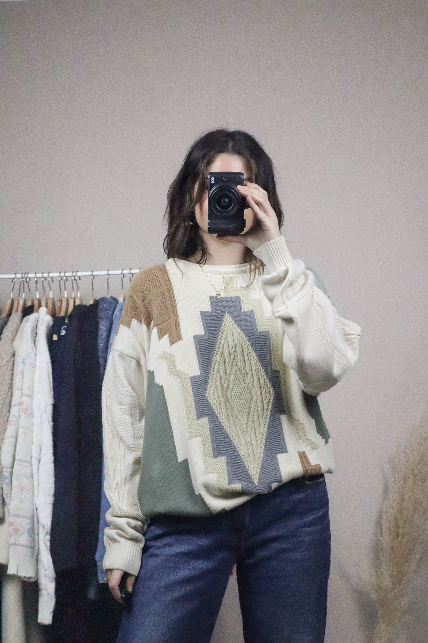 Made in Canada x Vintage x Textured Knit (M/L)