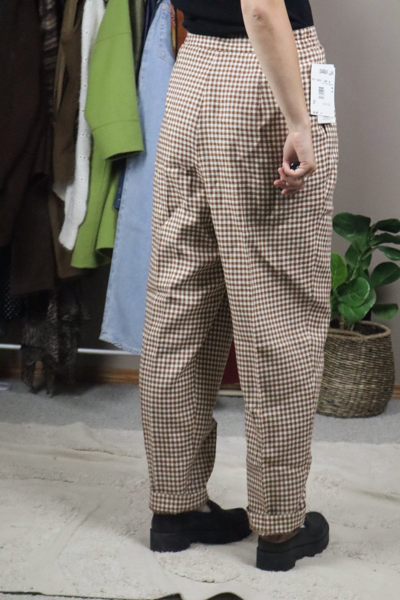Made in Canada x Vintage x Deadstock Wool Houndstooth Pants (16)