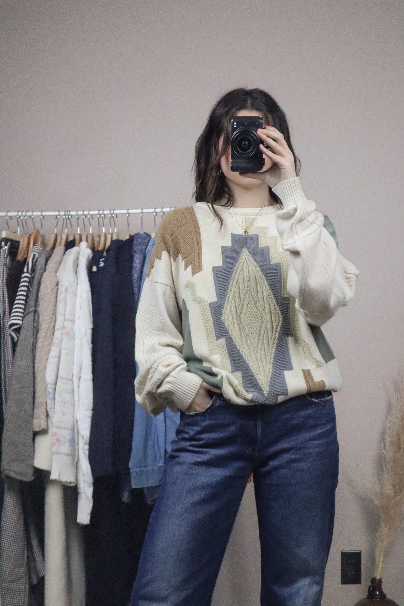 Made in Canada x Vintage x Textured Knit (M/L)