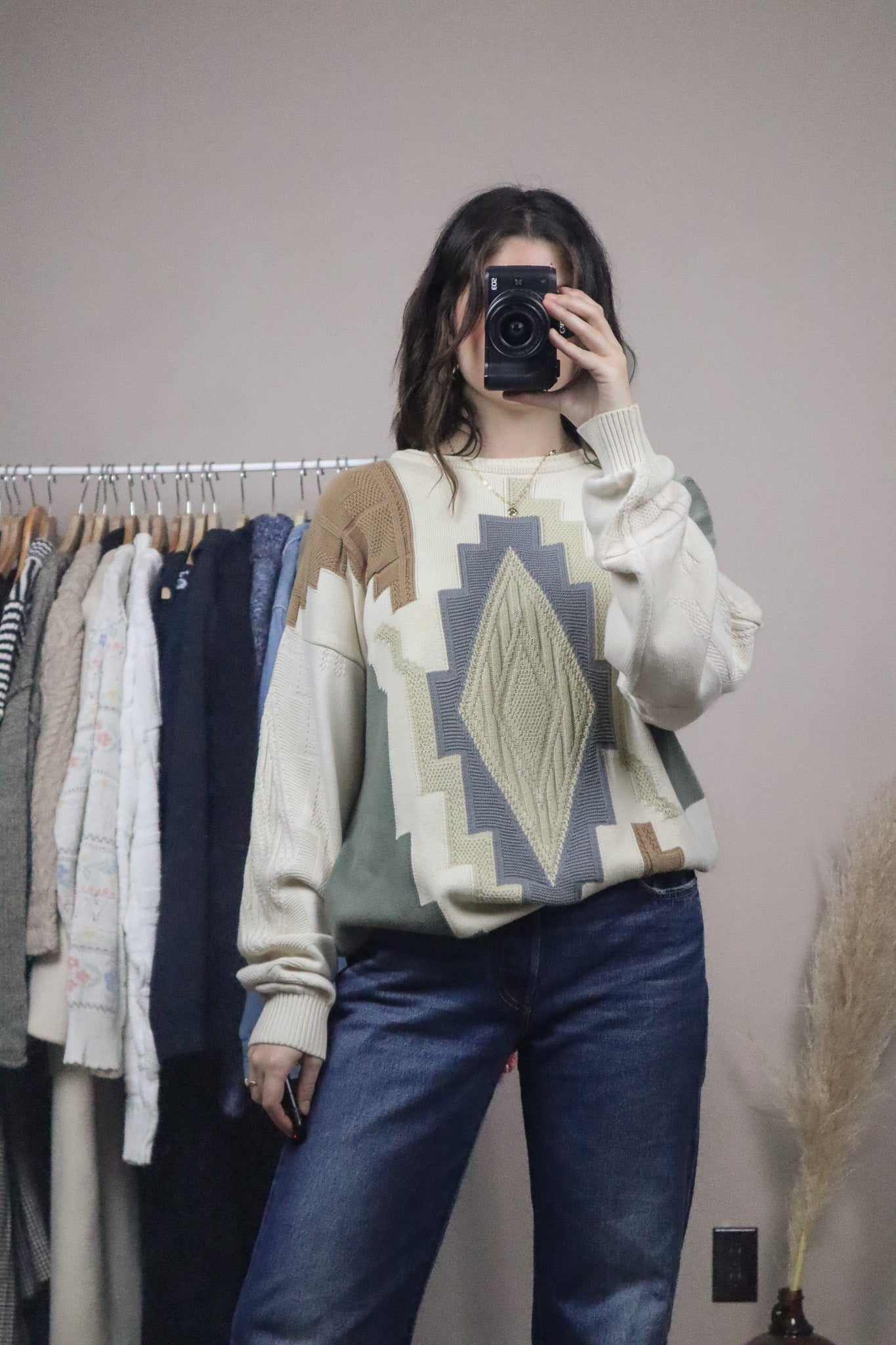 Made in Canada x Vintage x Textured Knit (M/L)