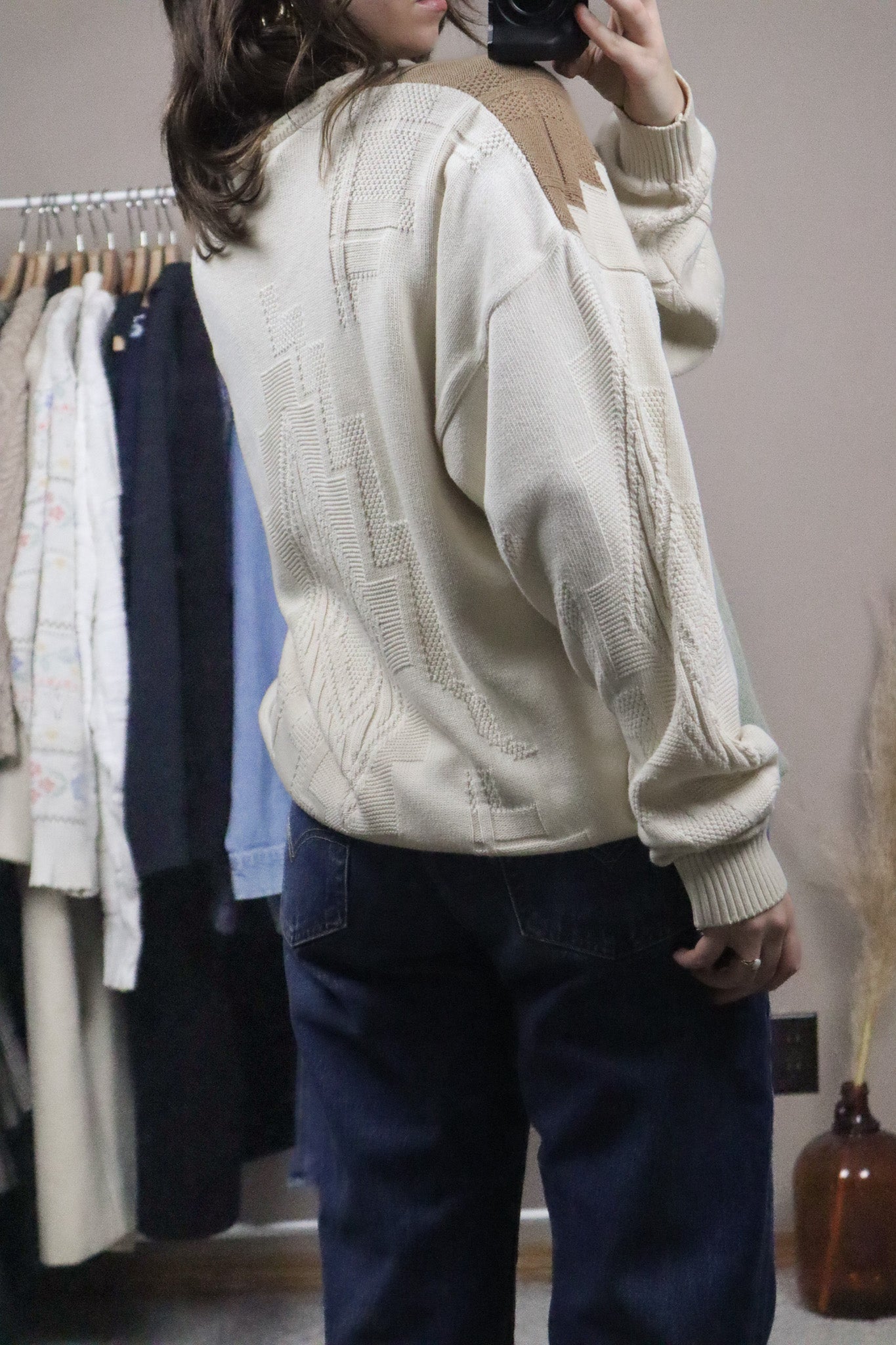 Made in Canada x Vintage x Textured Knit (M/L)