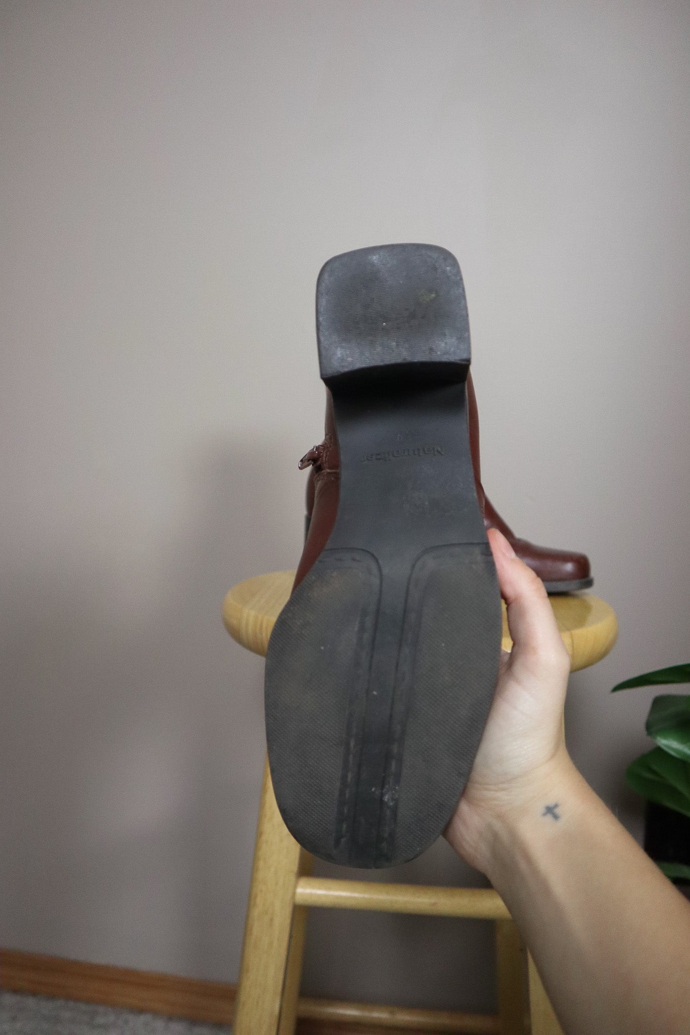 Vintage x Leather Boots (6.5)