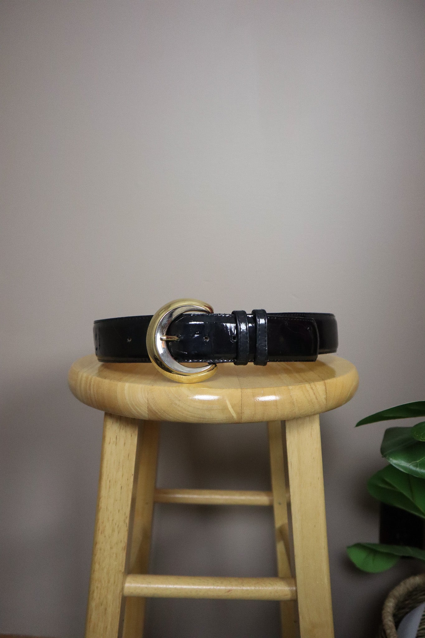 Made in Spain x Vintage x Leather Belt (S)