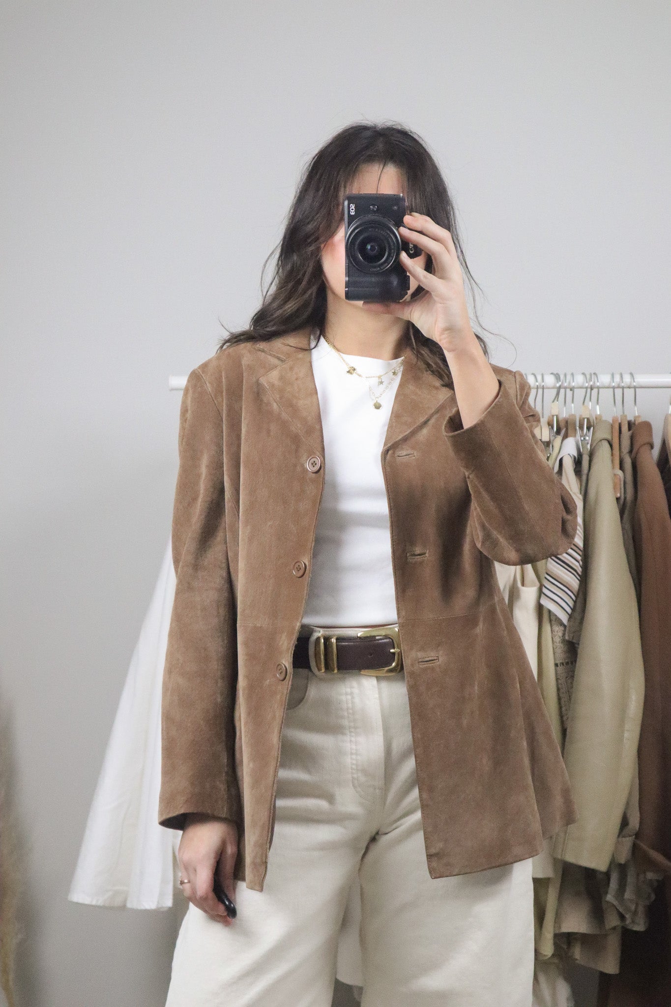 Vintage x Suede Blazer (S/M)