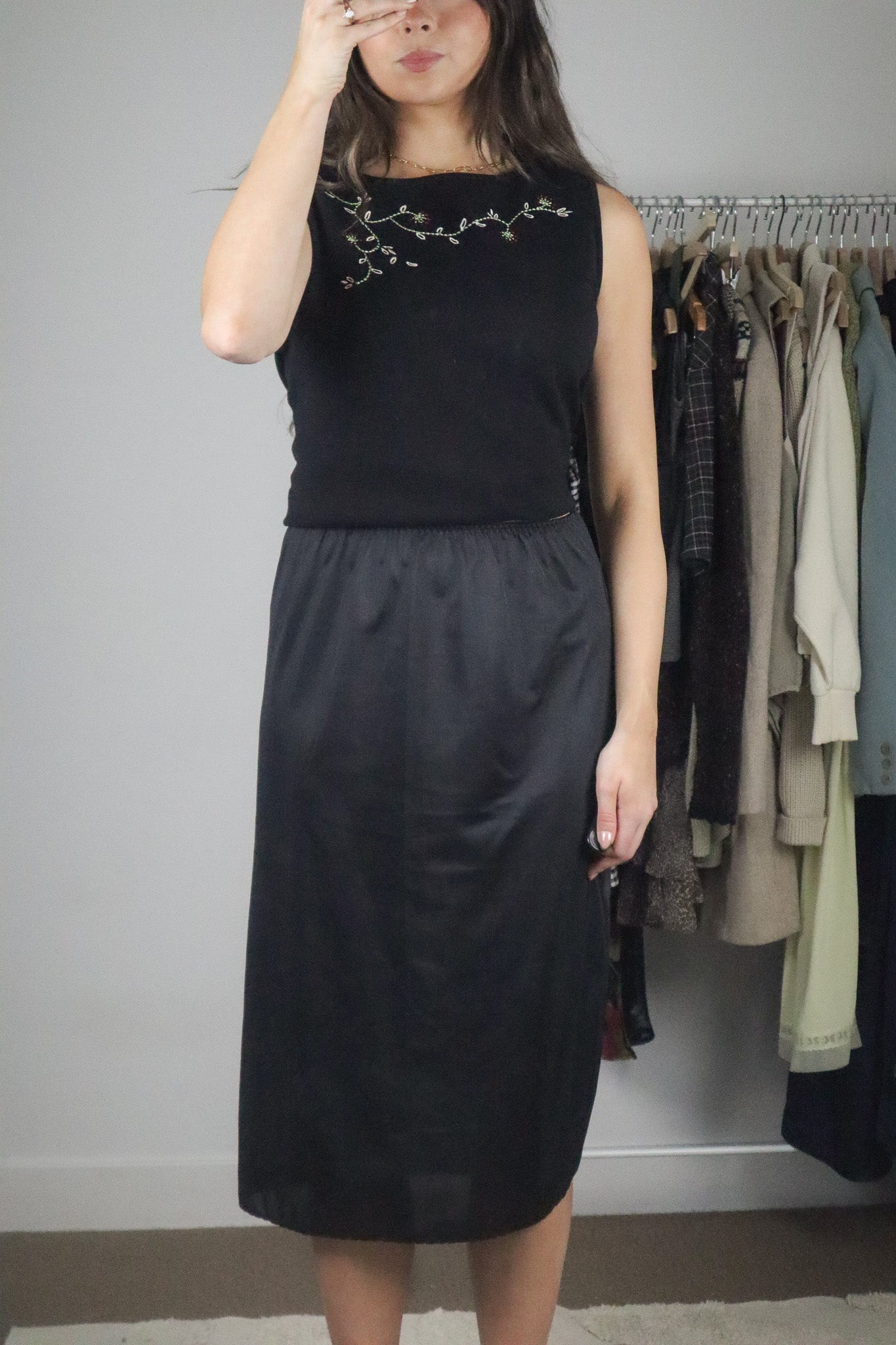 Vintage x Embroidered Tank (M/L)