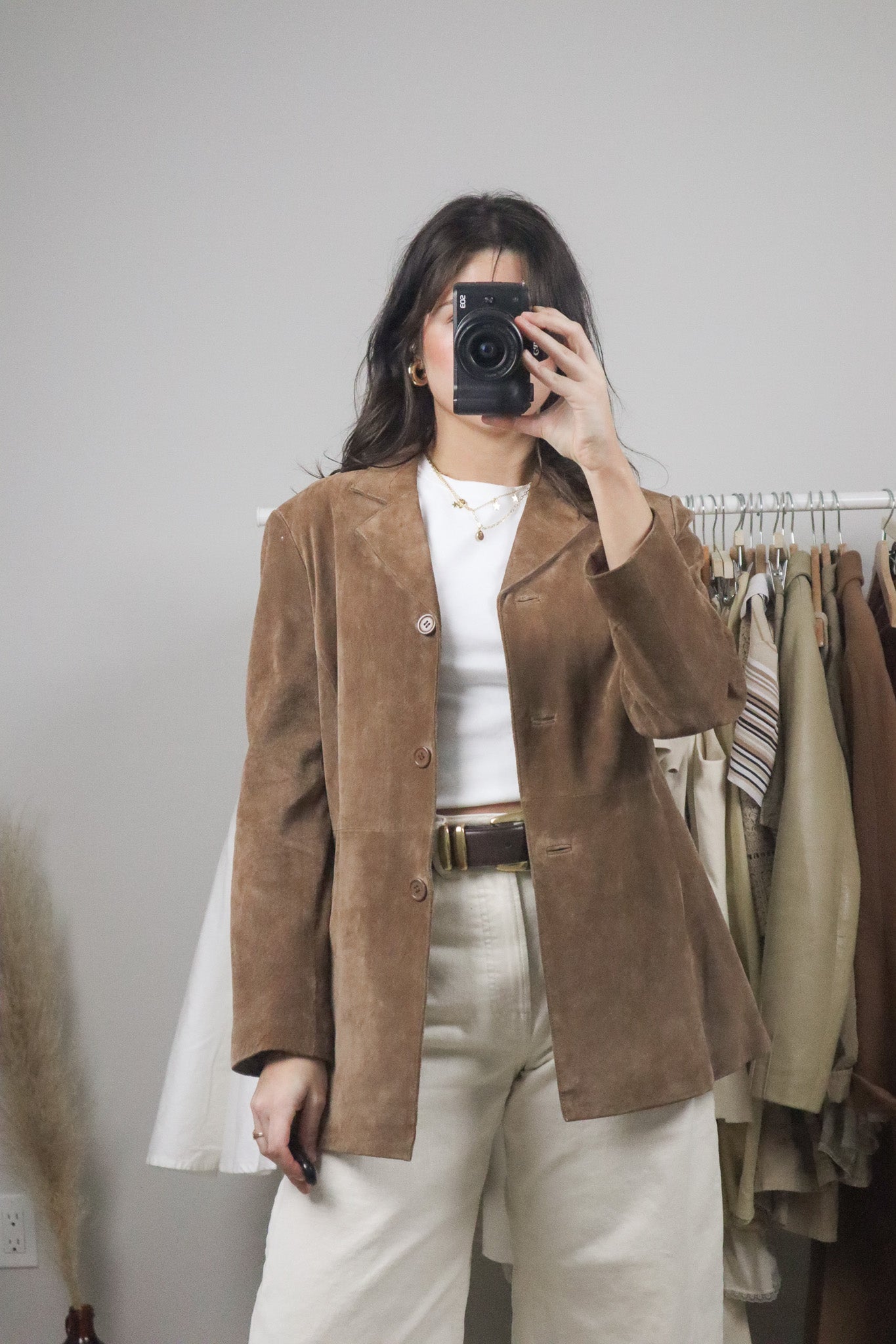 Vintage x Suede Blazer (S/M)