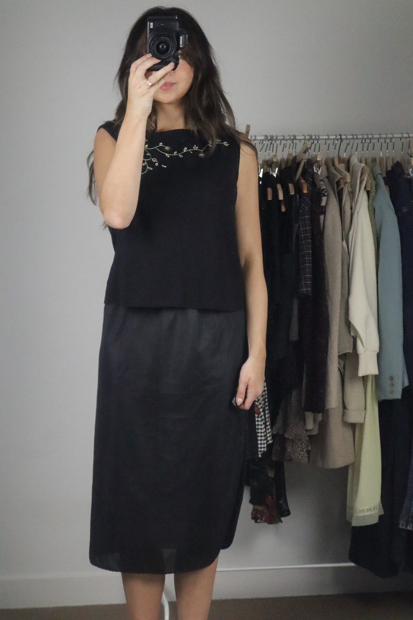 Vintage x Embroidered Tank (M/L)
