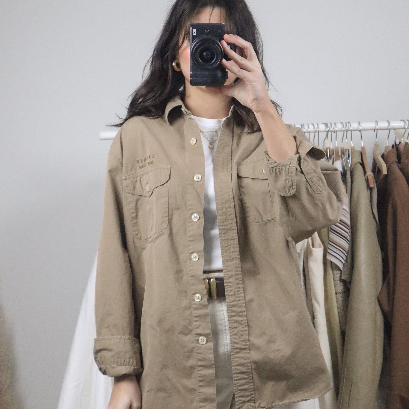 Vintage x Ralph Lauren x Cotton Button Up (L)