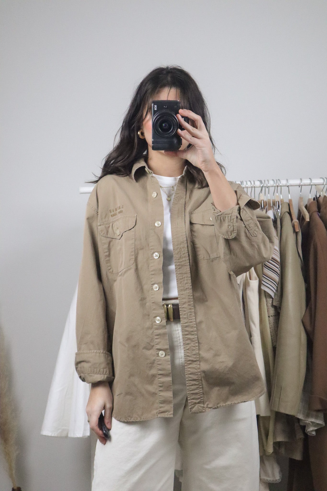 Vintage x Ralph Lauren x Cotton Button Up (L)