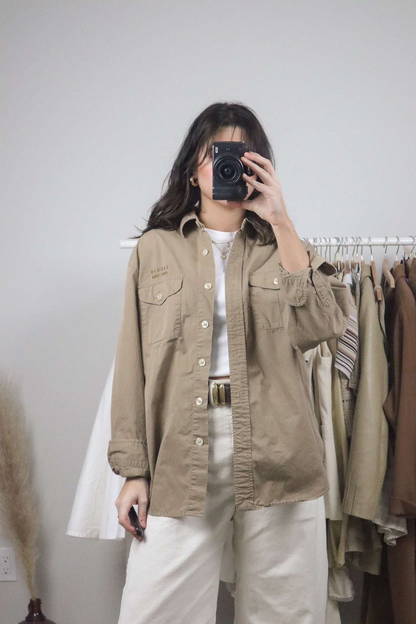 Vintage x Ralph Lauren x Cotton Button Up (L)