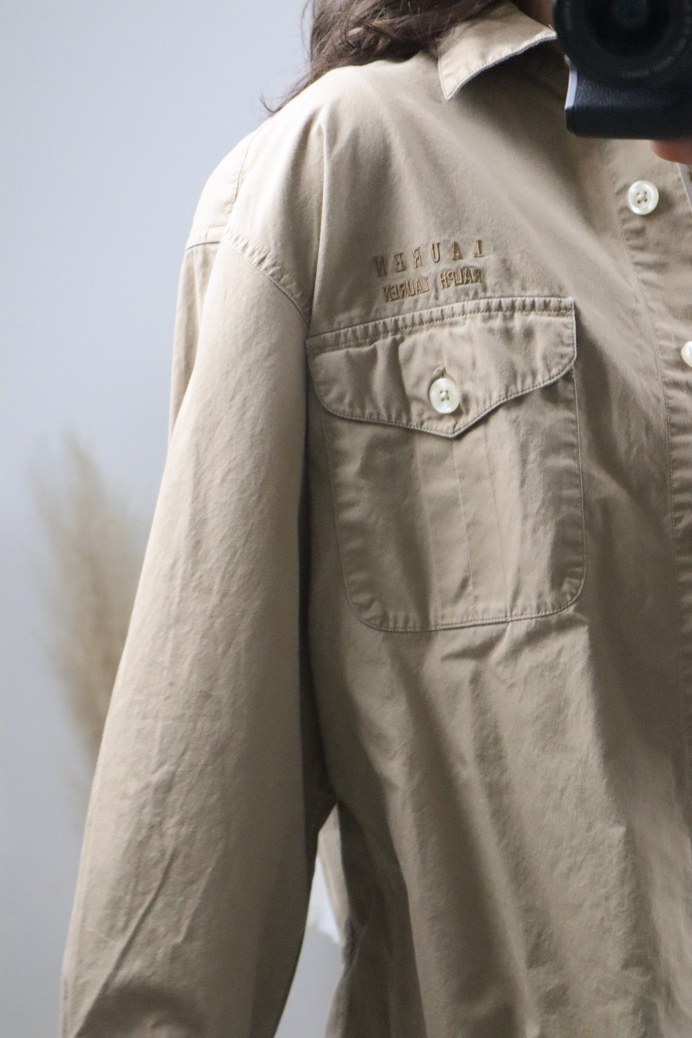 Vintage x Ralph Lauren x Cotton Button Up (L)