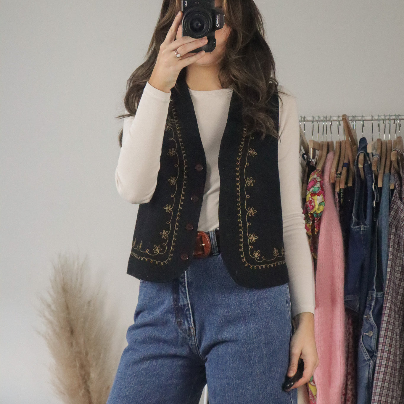 Vintage x Wool Blend Vest (S)