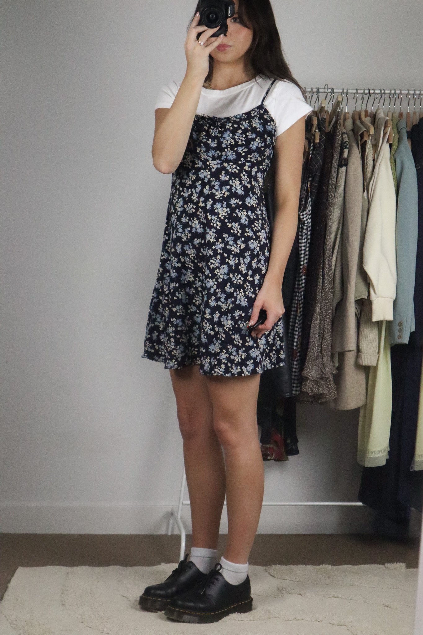 Made in Canada x Vintage x Floral Mini Dress (4/6)