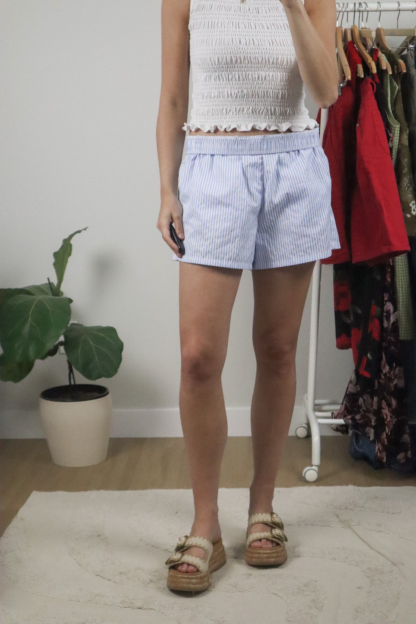 Modern x Pinstrip Shorts (L)