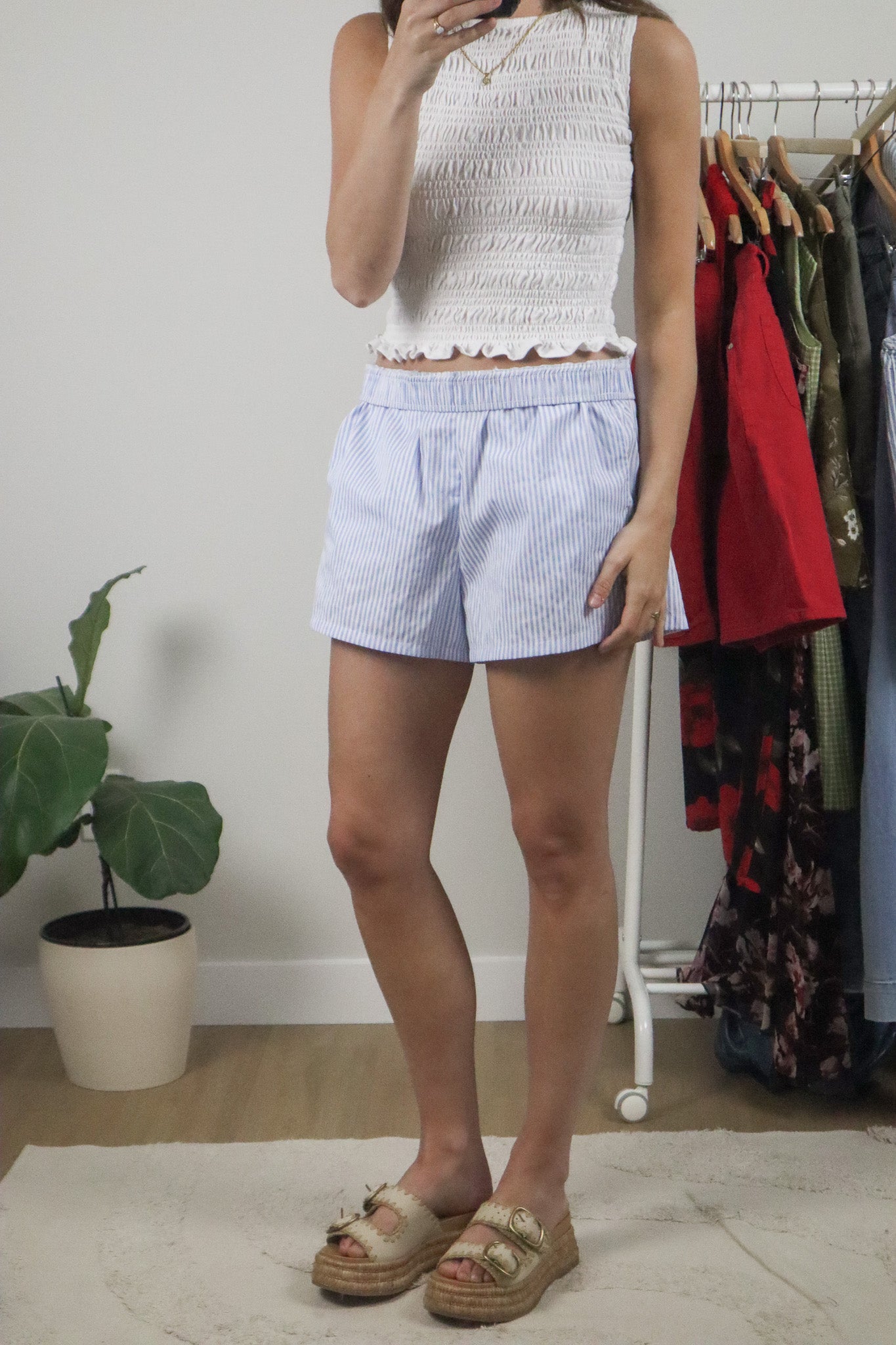 Modern x Pinstrip Shorts (L)