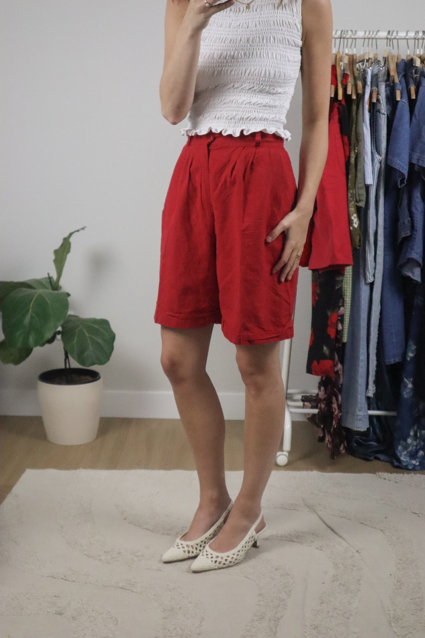 Made in Canada x Vintage x Cotton/Linen Shorts (6)