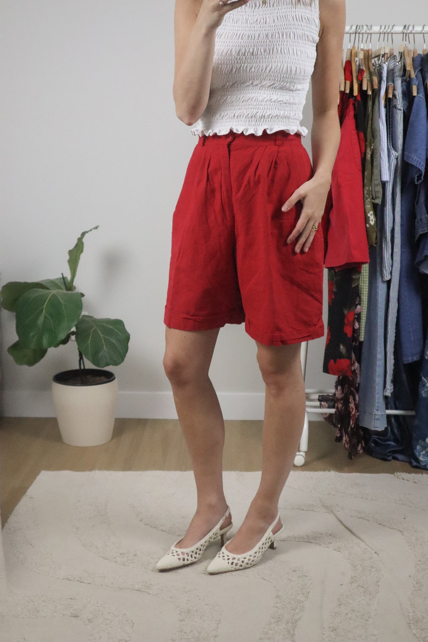 Made in Canada x Vintage x Cotton/Linen Shorts (6)