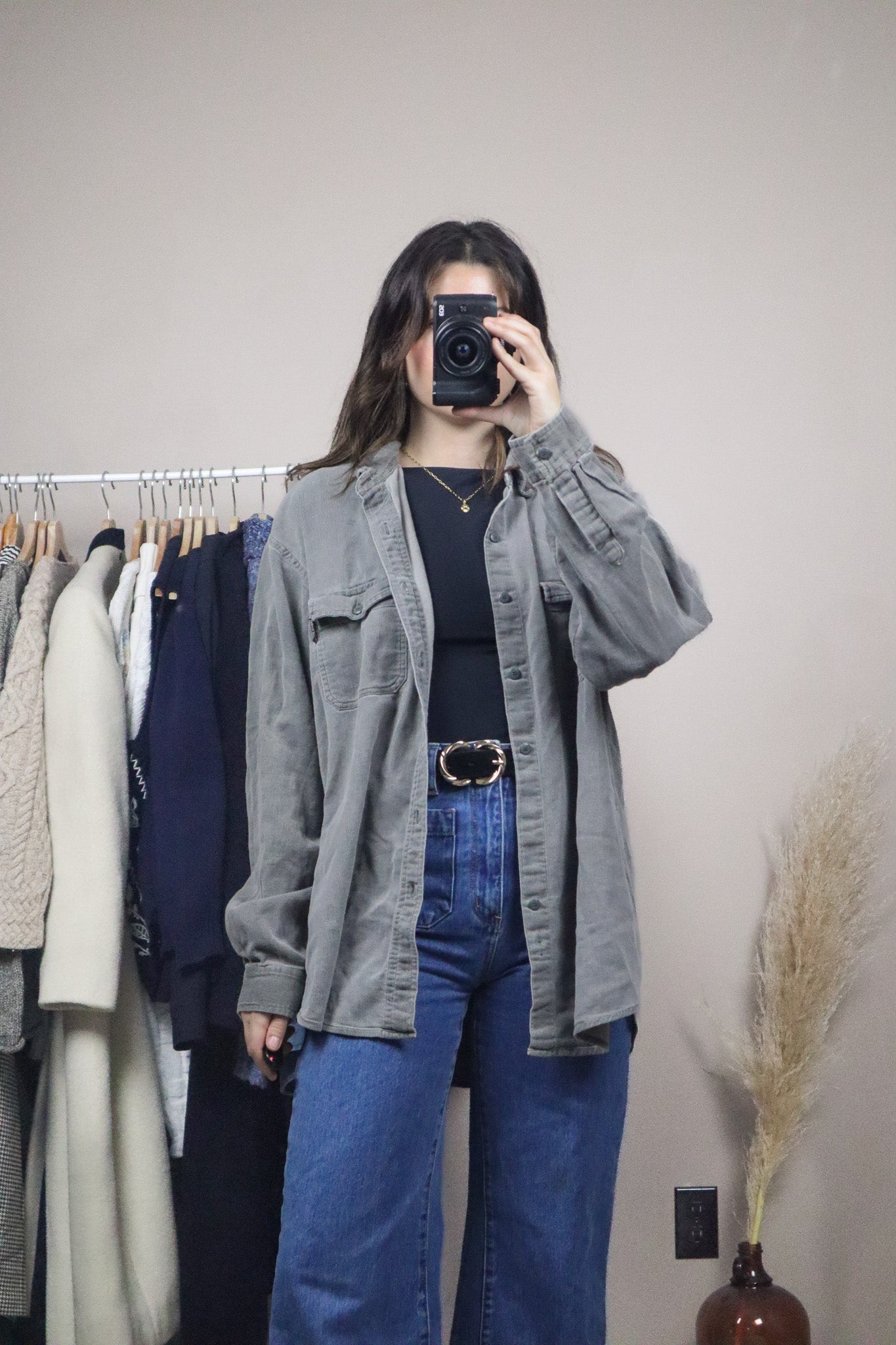 Vintage x Corduroy Button Up (M/L)