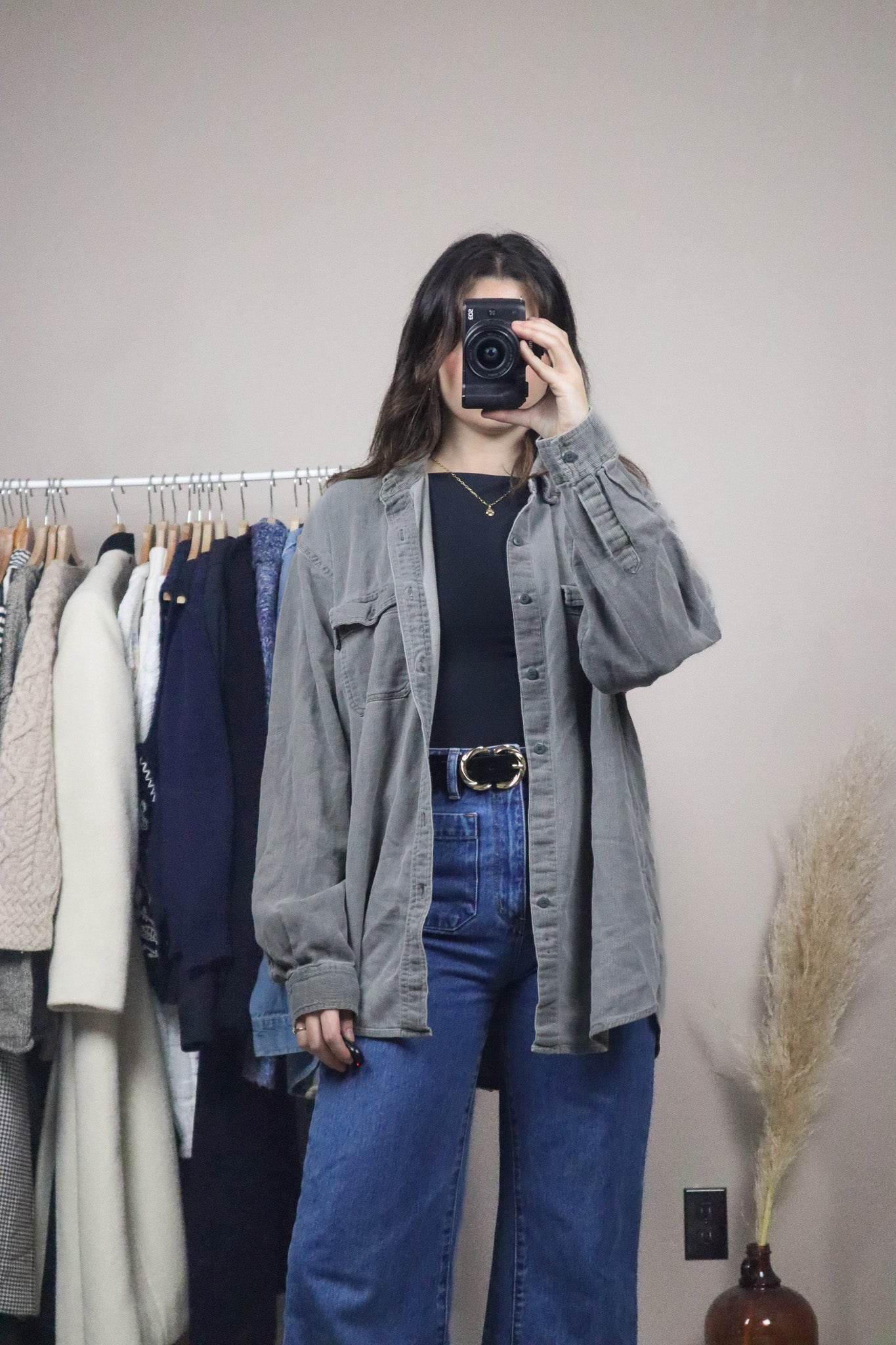 Vintage x Corduroy Button Up (M/L)