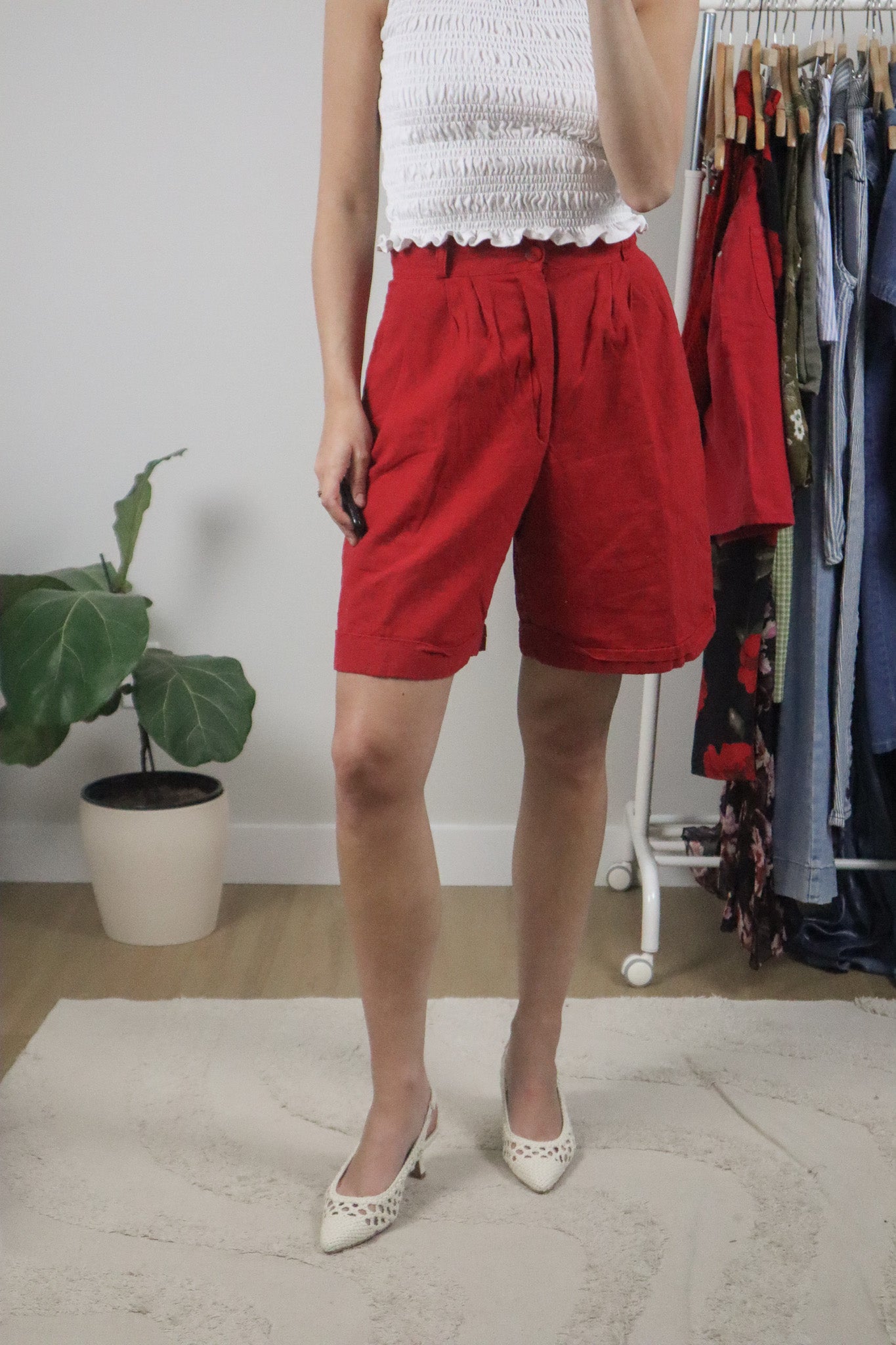 Made in Canada x Vintage x Cotton/Linen Shorts (6)