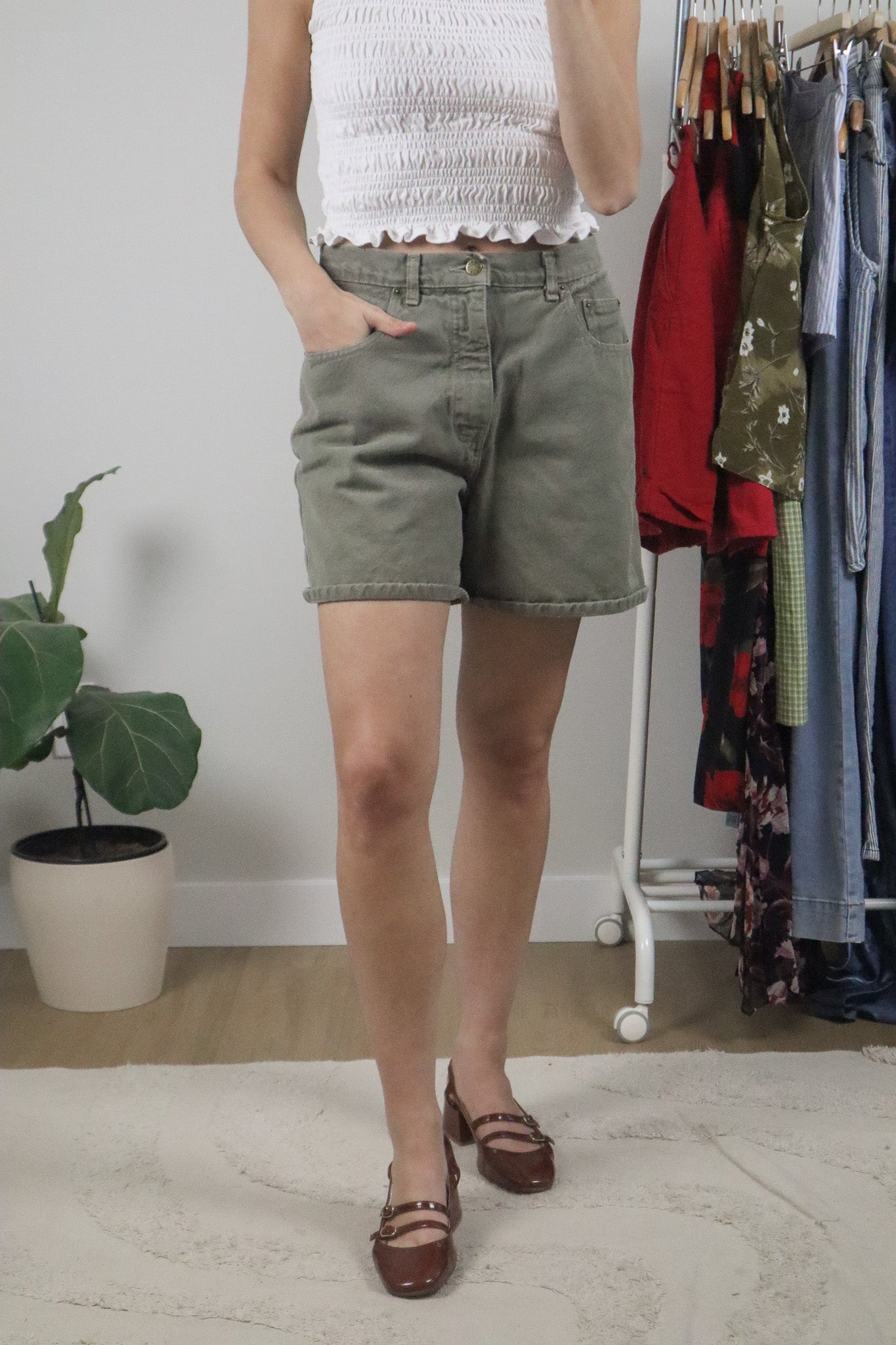Made in Canada x Vintage x Cotton Mom Shorts (8)
