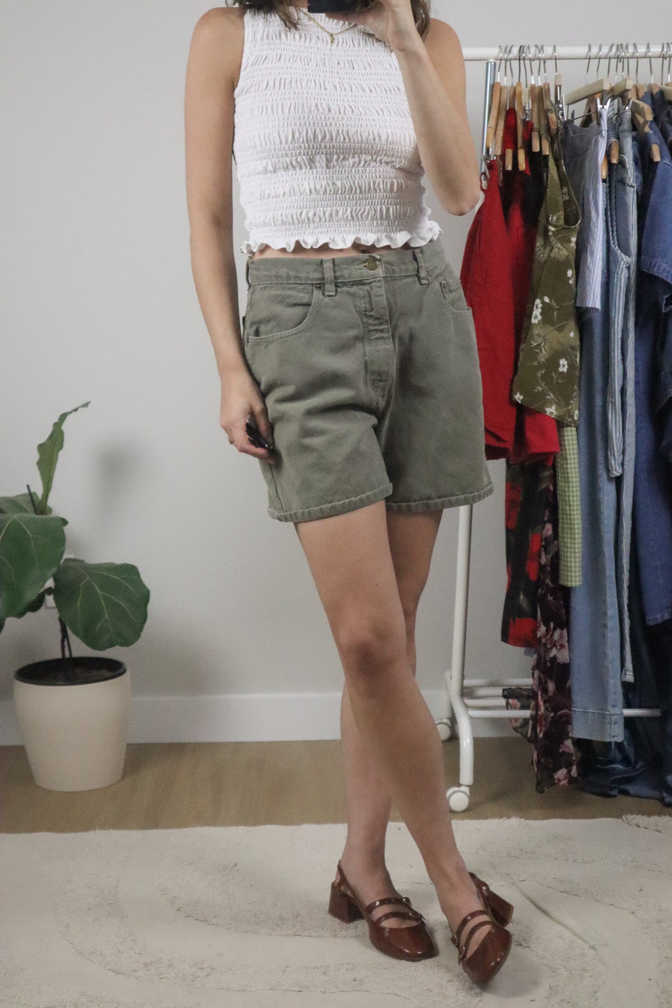 Made in Canada x Vintage x Cotton Mom Shorts (8)