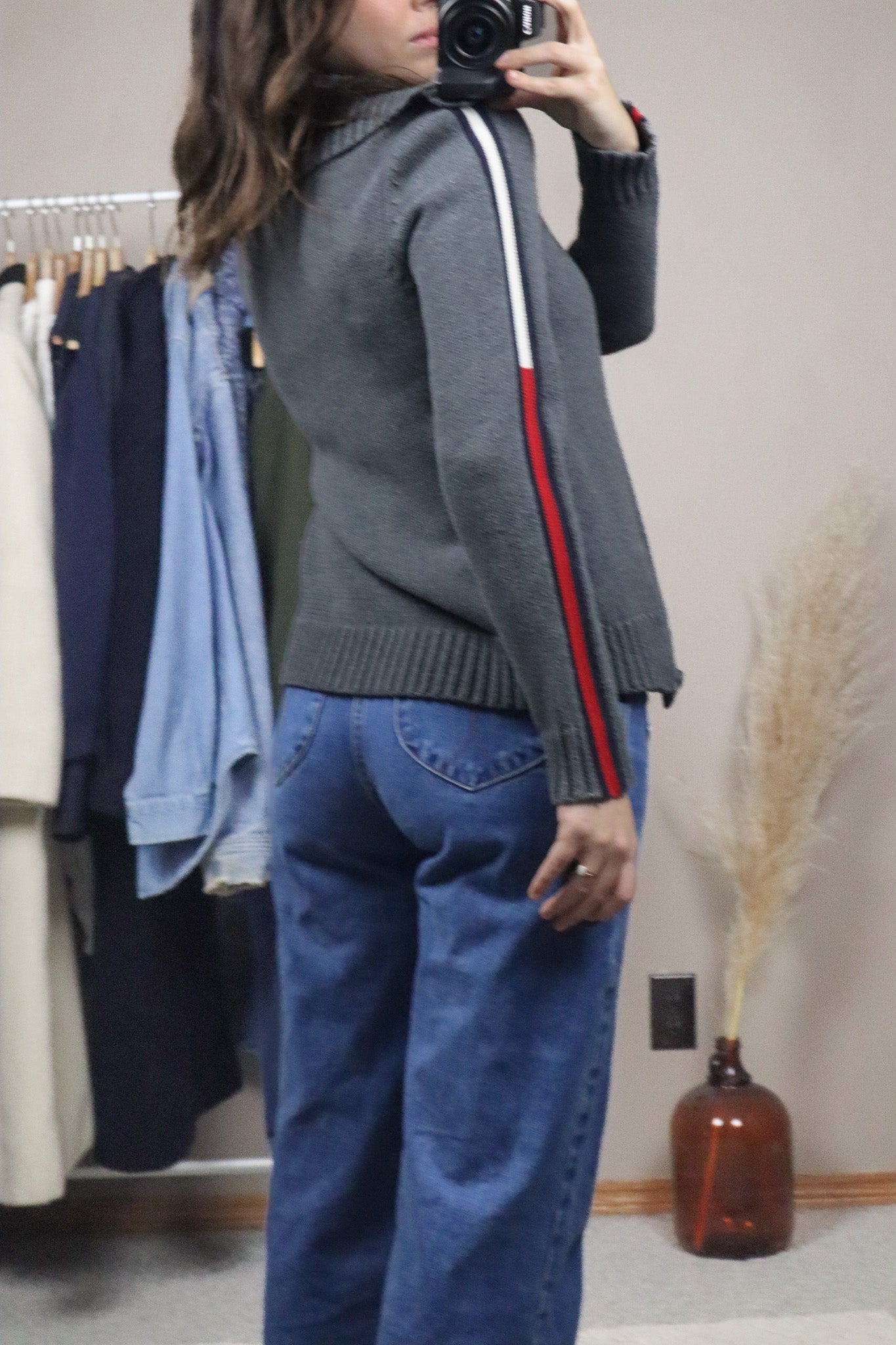 Tommy Hilfiger x Button Up Collared Sweater (S)