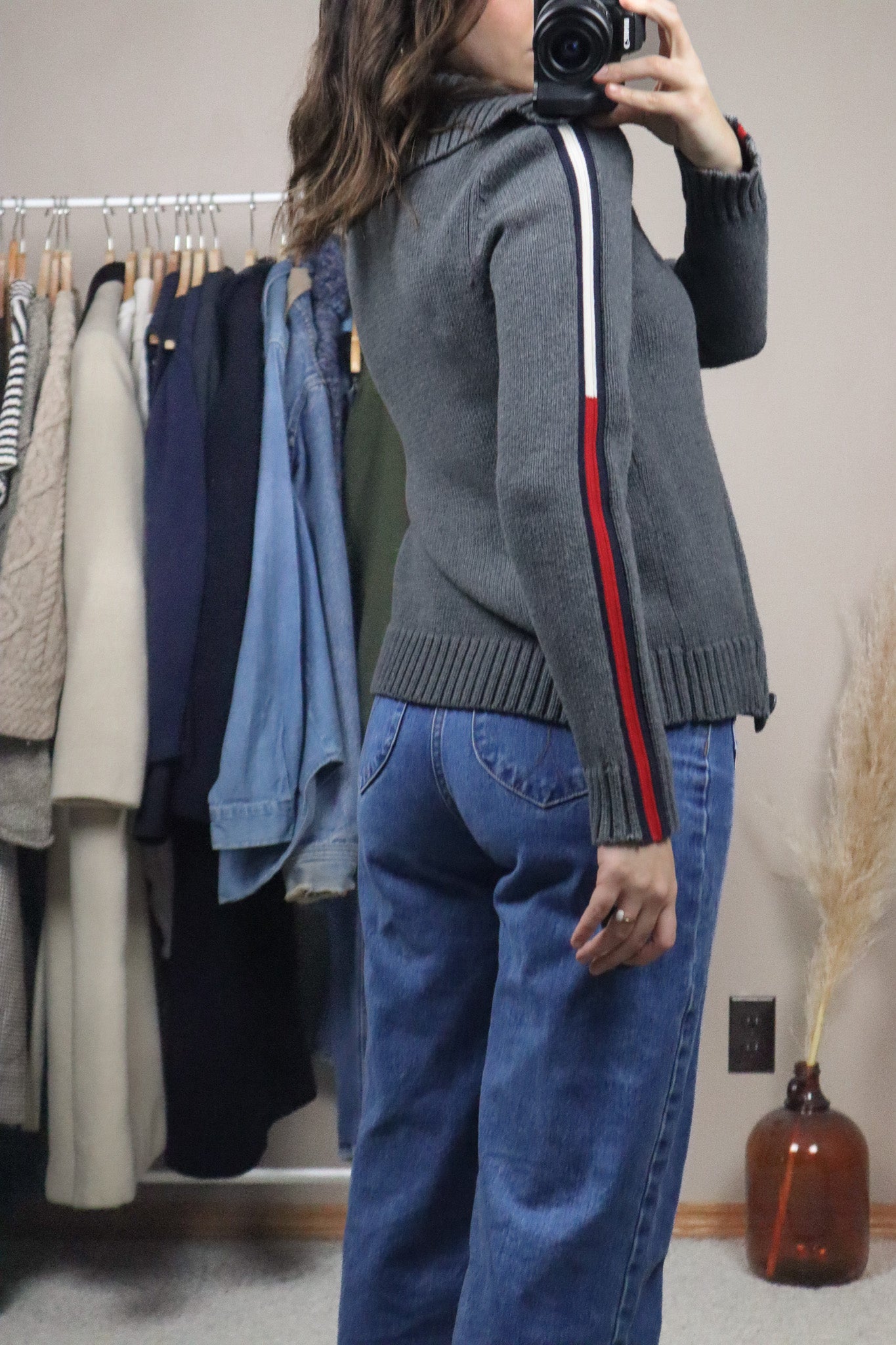 Tommy Hilfiger x Button Up Collared Sweater (S)