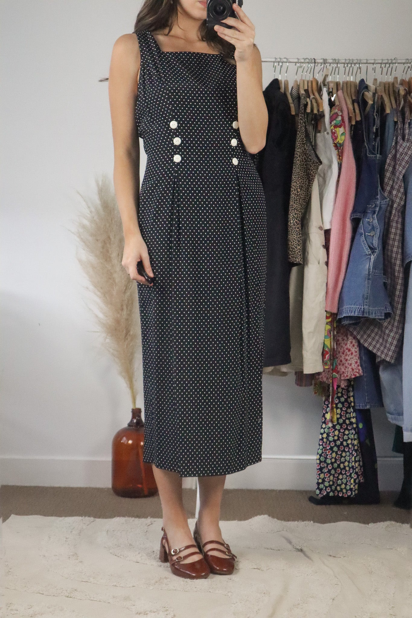 Vintage x Polkadot Maxi Dress (6/8)