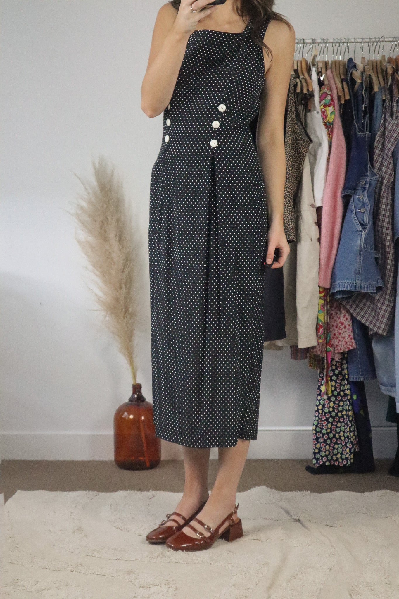 Vintage x Polkadot Maxi Dress (6/8)