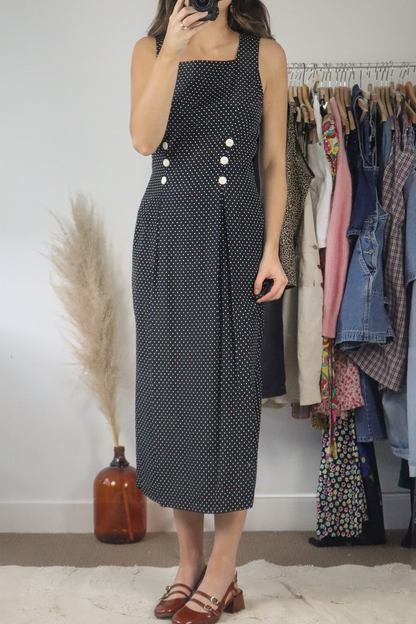 Vintage x Polkadot Maxi Dress (6/8)