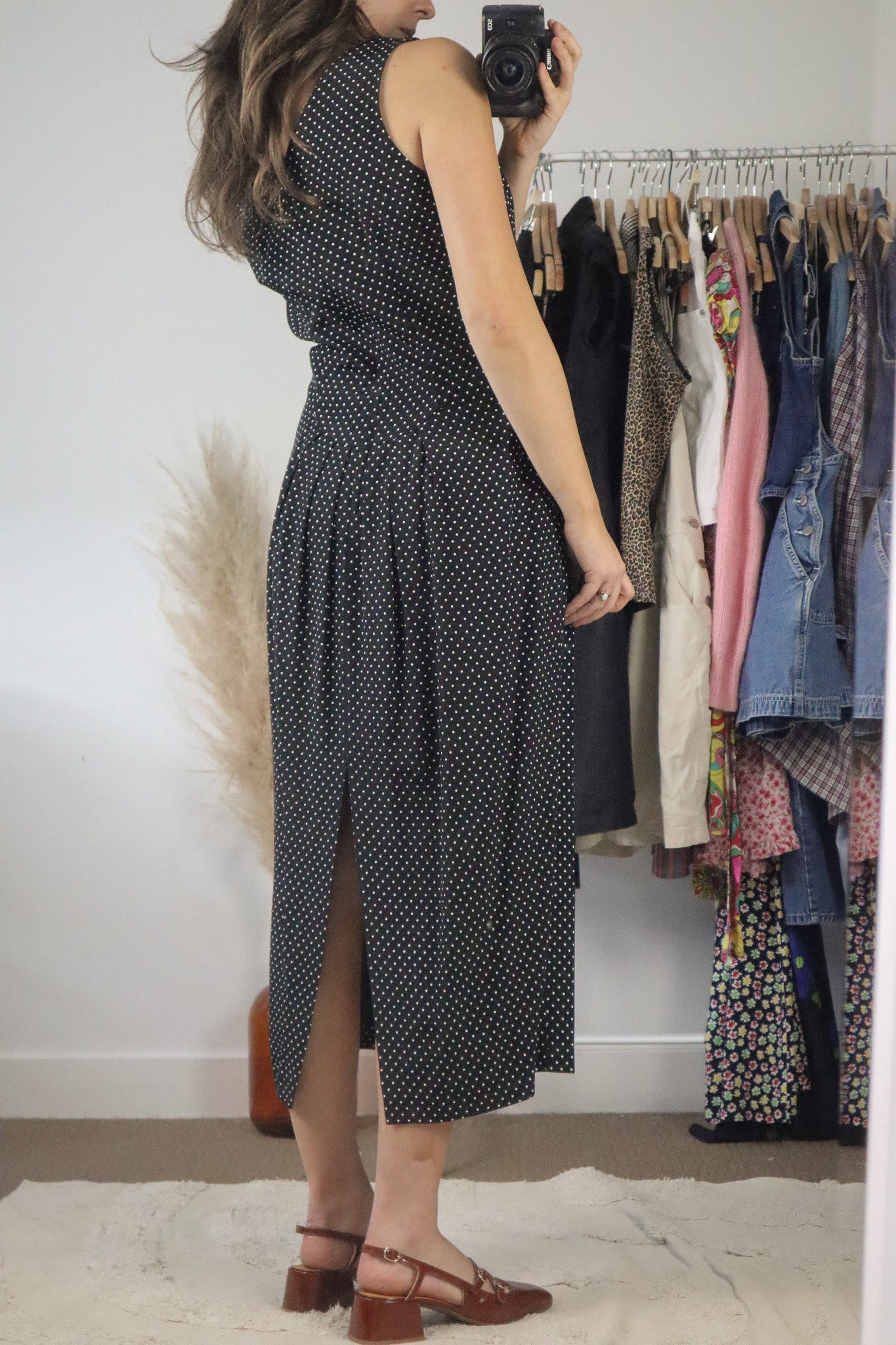 Vintage x Polkadot Maxi Dress (6/8)