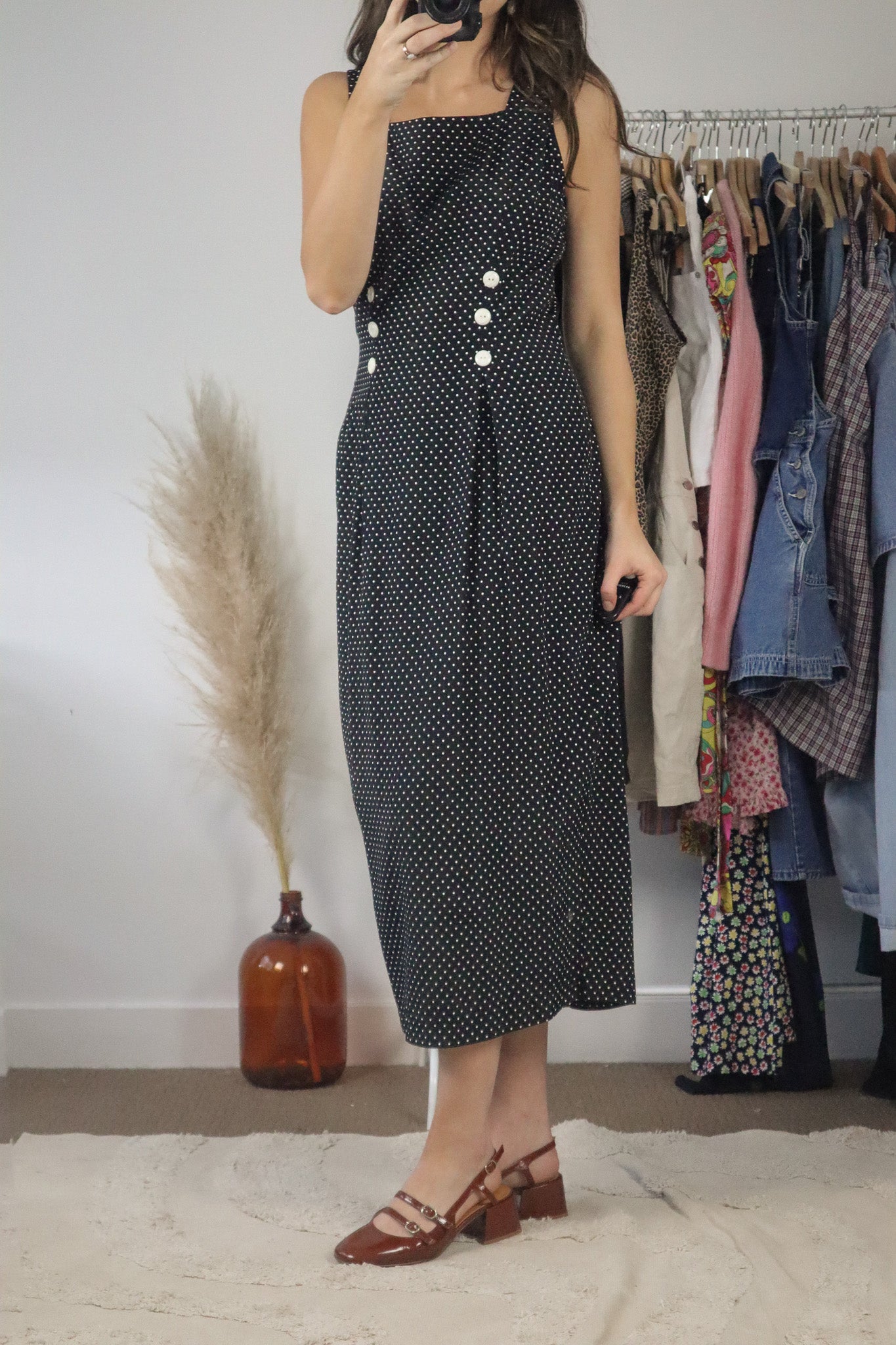 Vintage x Polkadot Maxi Dress (6/8)