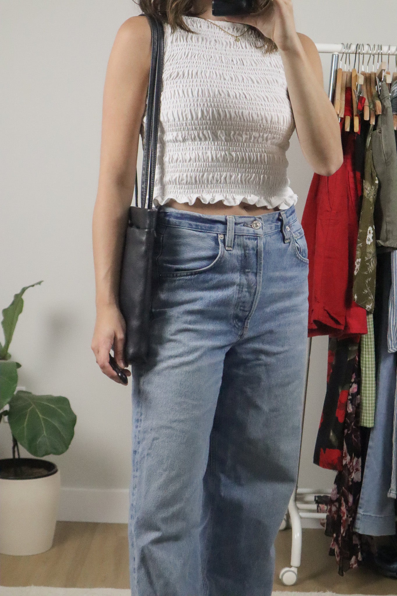Vintage x Derek Alexander x Leather Shoulder Bag