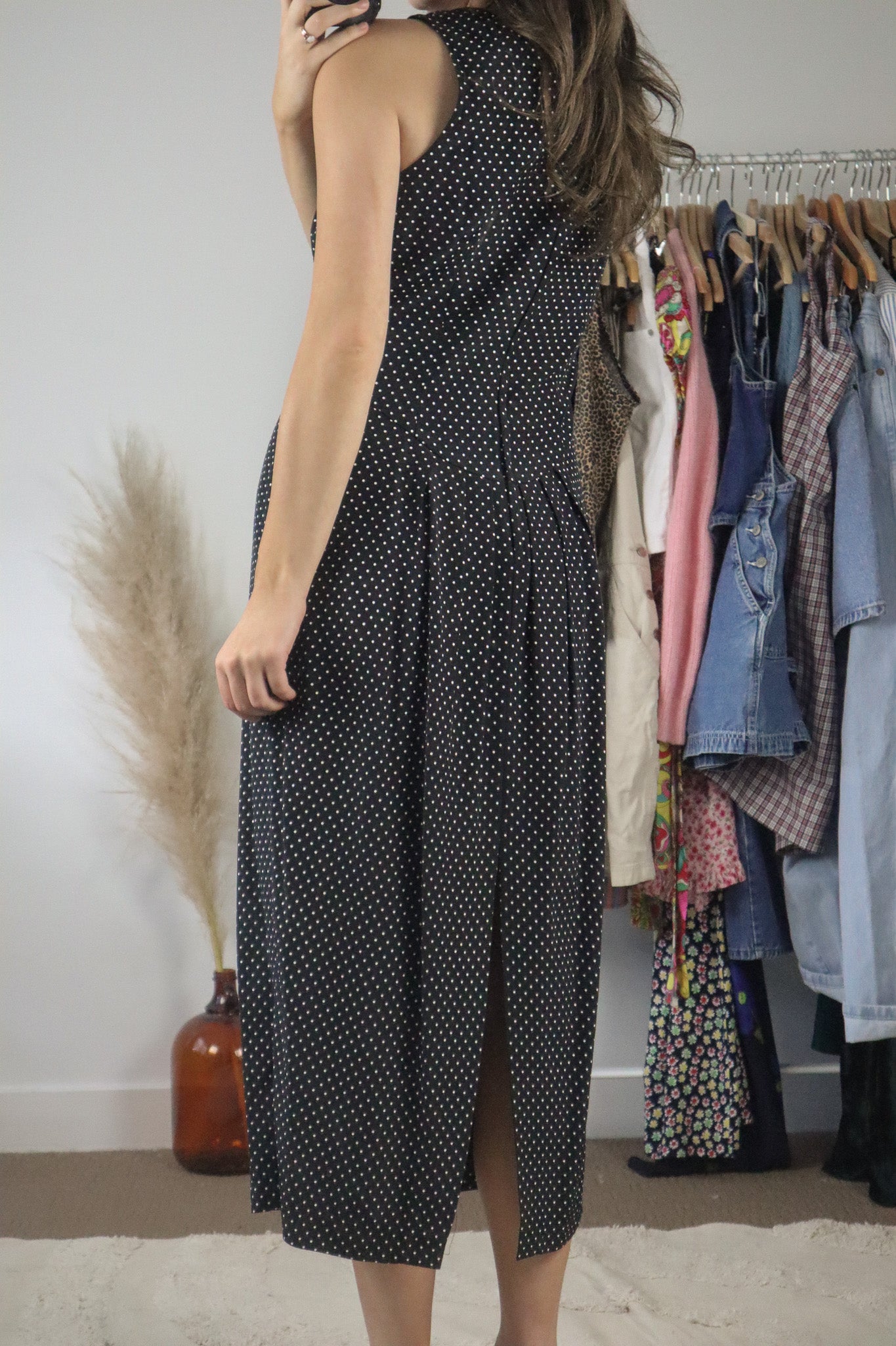 Vintage x Polkadot Maxi Dress (6/8)
