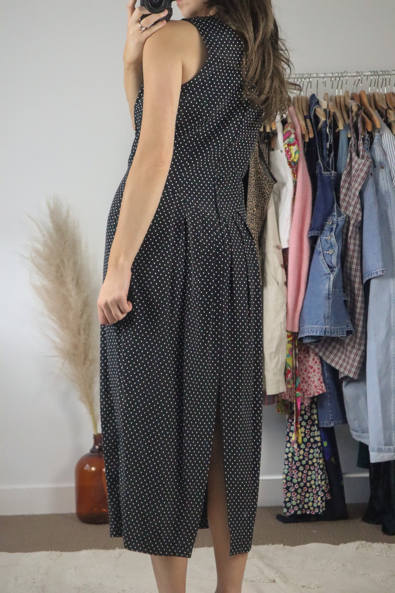 Vintage x Polkadot Maxi Dress (6/8)