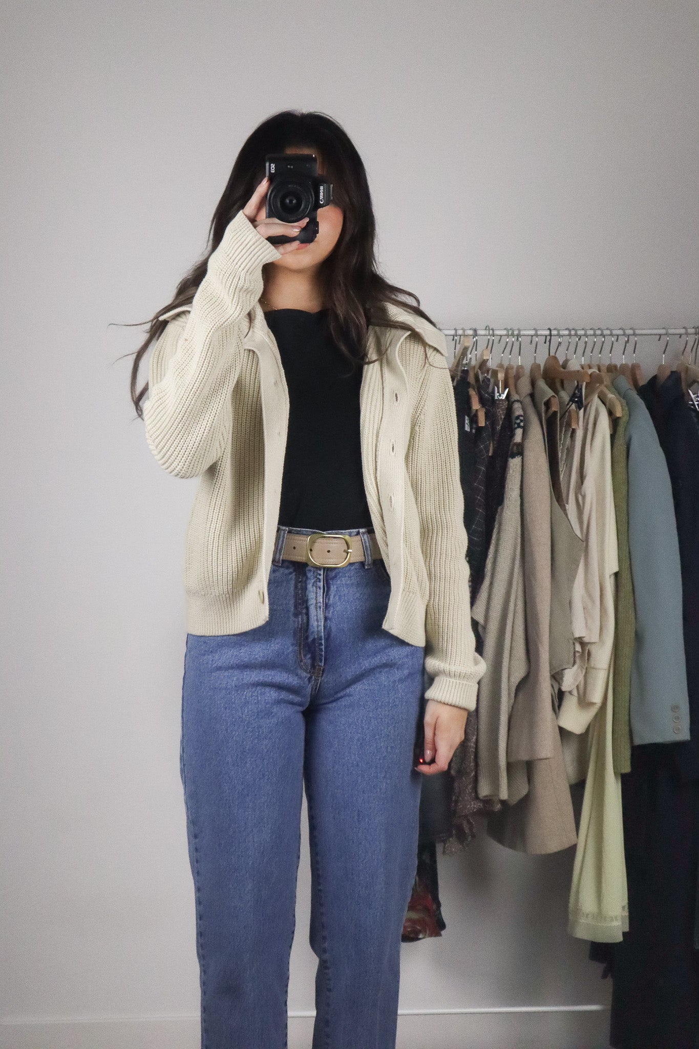 Modern x Collared Cardigan (S)