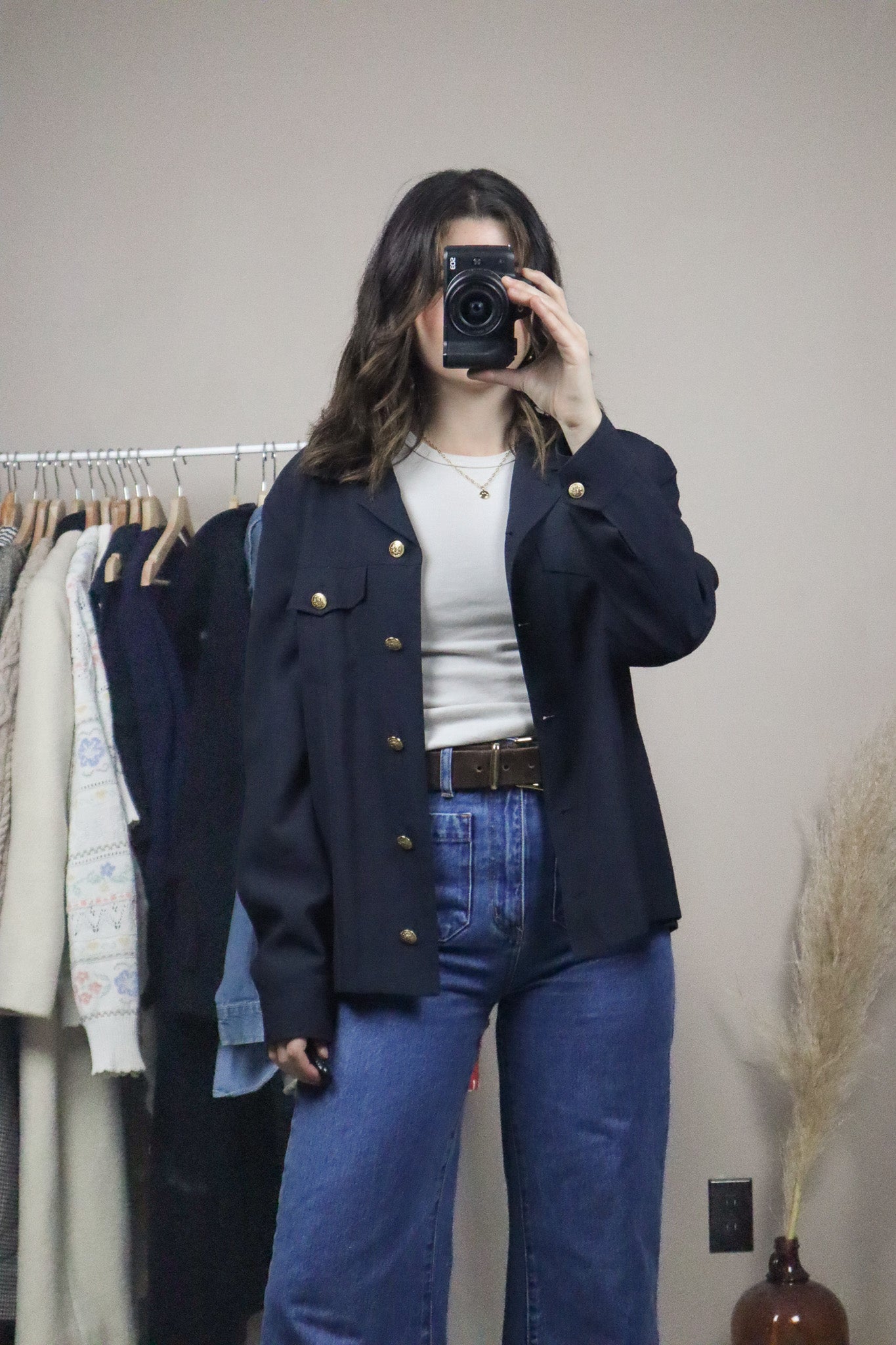 Vintage x Wool Blend Shacket (M)
