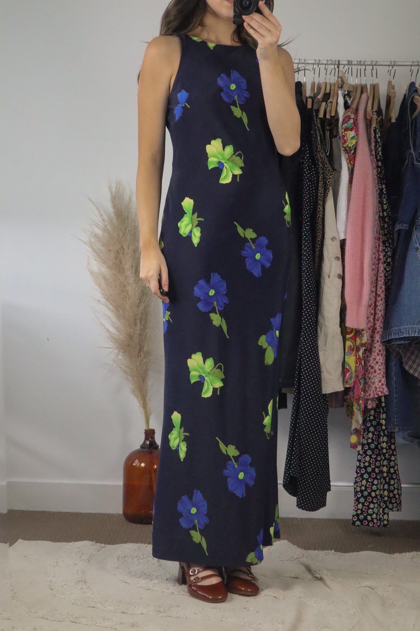 Vintage x Floral Maxi Dress (4/6)
