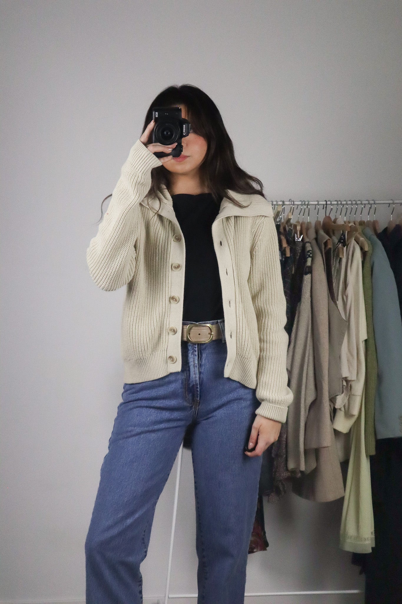 Modern x Collared Cardigan (S)