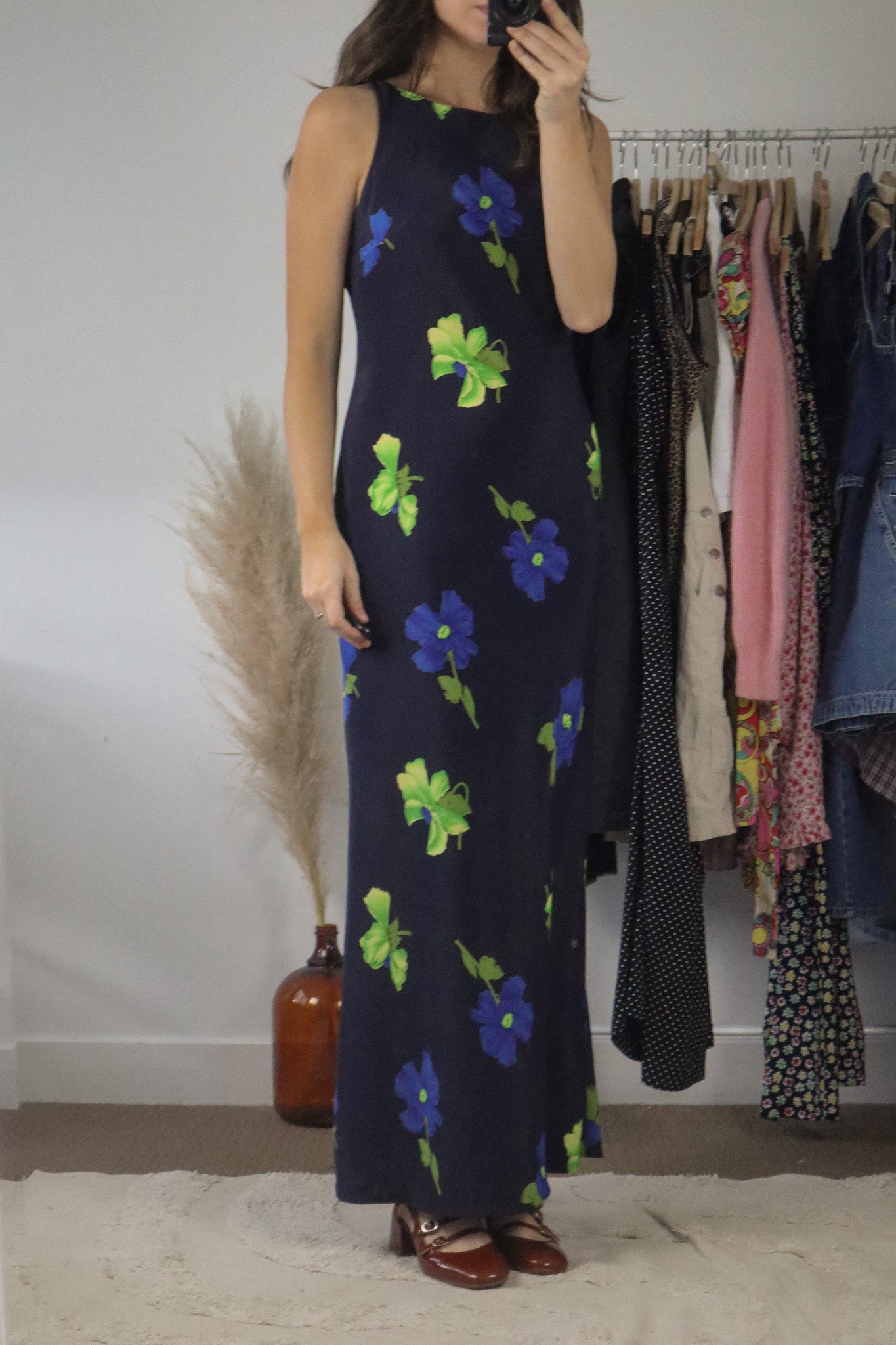Vintage x Floral Maxi Dress (4/6)