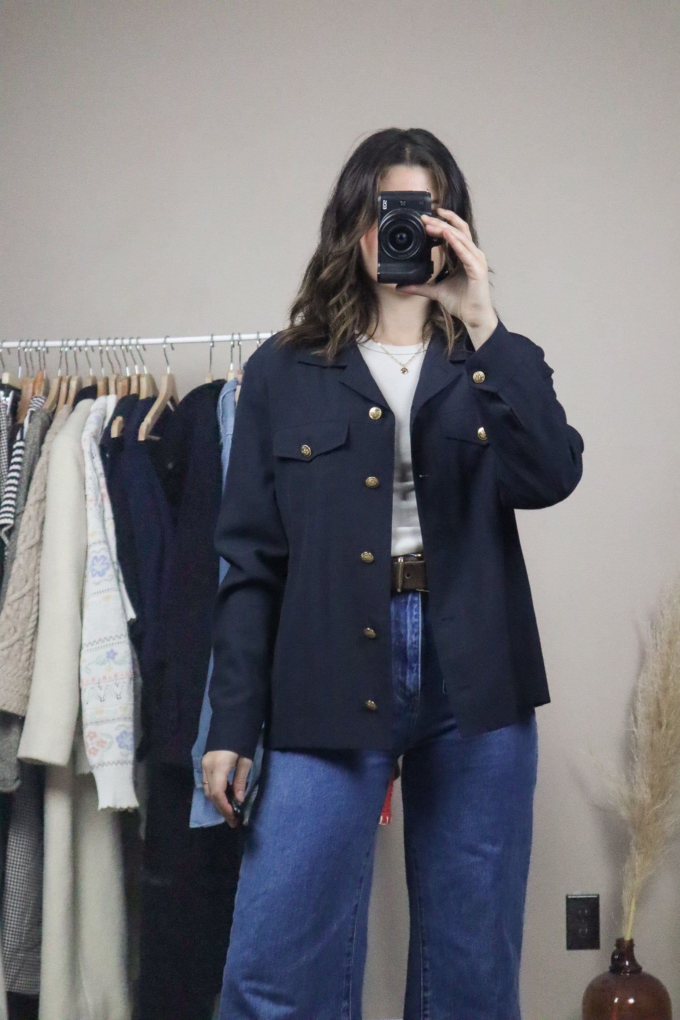 Vintage x Wool Blend Shacket (M)